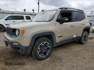 2016 Jeep Renegade Trailhawk with VIN ZACCJBCT7GPC50495, listed as a Copart auction lot 55705395 with 161,439 mi miles and Salvage title. Bid and sale history available at DreamBid. Image 1.