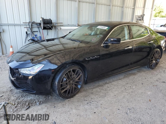 2015 Maserati Ghibli with VIN ZAM57XSA8F1129778, listed as a Copart auction lot 49164064 with 45,422 mi miles. Bid and sale history available at carsss.com. Image 1.