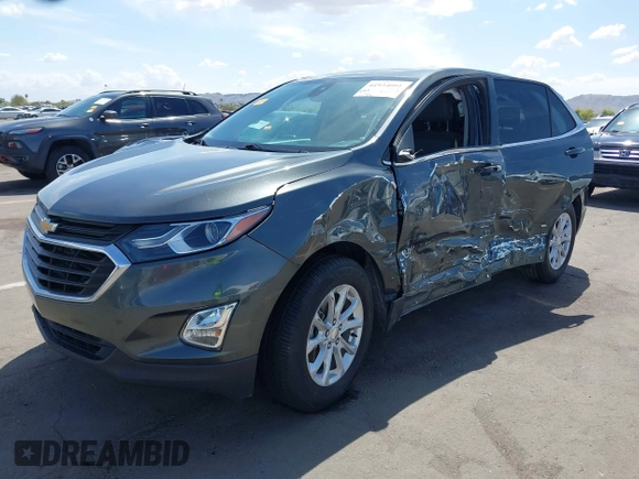 2020 Chevrolet Equinox LT with VIN 3GNAXKEV7LL341152, listed as a IAAI auction lot 41934001 with 87,246 mi miles and . Bid and sale history available at carsss.com. Image 2.