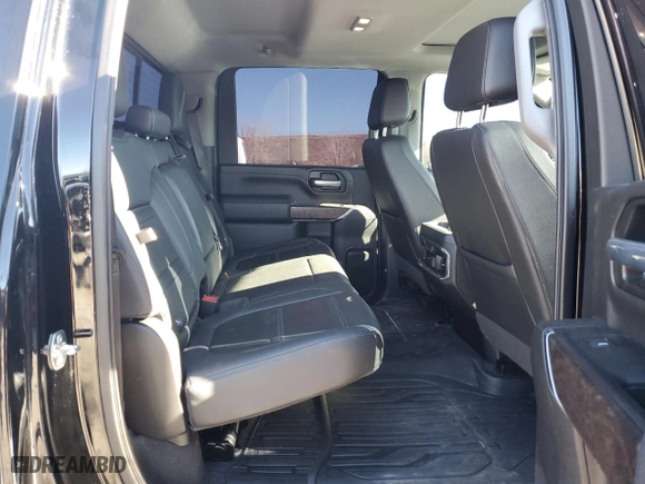 2020 GMC Sierra 2500HD Denali with VIN 1GT49REY1LF205709, listed as a Copart auction lot 45880945 with 44,573 mi miles and Salvage Title. Bid and sale history available at carsss.com. Image 10.