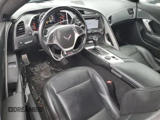 2019 Chevrolet Corvette Z06 2LZ with VIN 1G1YS2D68K5605471, listed as a Copart auction lot 84206164 with 87,844 mi miles and Salvage Title. Bid and sale history available at carsss.com. Image 8.