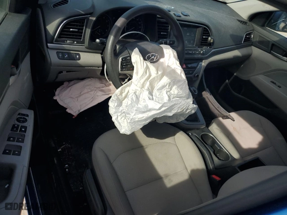 2018 Hyundai Elantra SEL with VIN 5NPD84LF7JH389208, listed as a Copart auction lot 53829955 with 80,270 mi miles and Salvage Title. Bid and sale history available at carsss.com. Image 8.