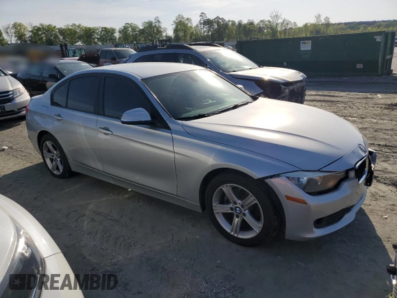 2014 BMW 3 Series 320i with VIN WBA3B1C56EK135528, listed as a Copart auction lot 53075575 with 131,341 mi miles and Salvage Title. Bid and sale history available at carsss.com. Image 4.