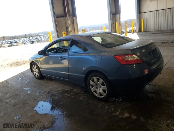2008 Honda Civic Cpe LX with VIN 2HGFG11678H568771, listed as a Copart auction lot 49667225 with 204,734 mi miles and Salvage Title. Bid and sale history available at carsss.com. Image 2.
