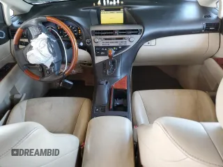 2010 Lexus RX 450h with VIN JTJZB1BA8A2001588, listed as a Copart auction lot 50193885 with 140,248 mi miles and Salvage Title. Bid and sale history available at DreamBid. Image 8.