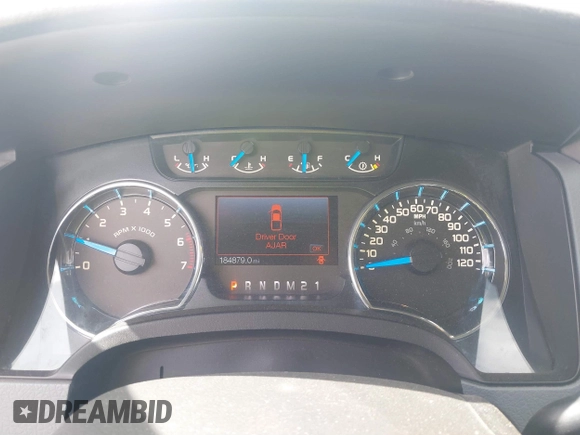 2013 Ford F-150 XL with VIN 1FTFW1ET5DFB70746, listed as a IAAI auction lot 41778848 with 184,879 mi miles. Bid and sale history available at carsss.com. Image 7.