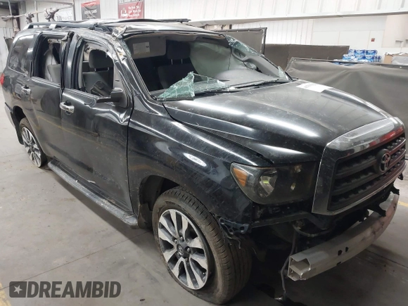 2016 Toyota Sequoia SR5 with VIN 5TDBW5G13GS130820, listed as a IAAI auction lot 41856320 with 1 mi miles. Bid and sale history available at carsss.com. Image 1.