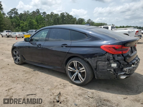 2019 BMW 6 Series 640i xDrive with VIN WBAJV6C55KBK08413, listed as a Copart auction lot 54027364 with 36,698 mi miles. Bid and sale history available at carsss.com. Image 2.