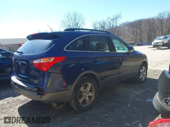 2007 Hyundai Veracruz GLS with VIN KM8NU73C67U012189, listed as a IAAI auction lot 41855531 with 182,341 mi miles and . Bid and sale history available at DreamBid. Image 4.