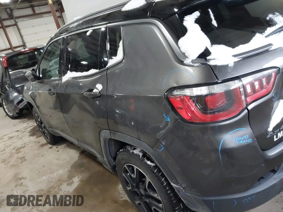 2019 Jeep Compass Trailhawk with VIN 3C4NJDDB2KT649889, listed as a IAAI auction lot 41562599 with 70,700 mi miles and . Bid and sale history available at carsss.com. Image 6.