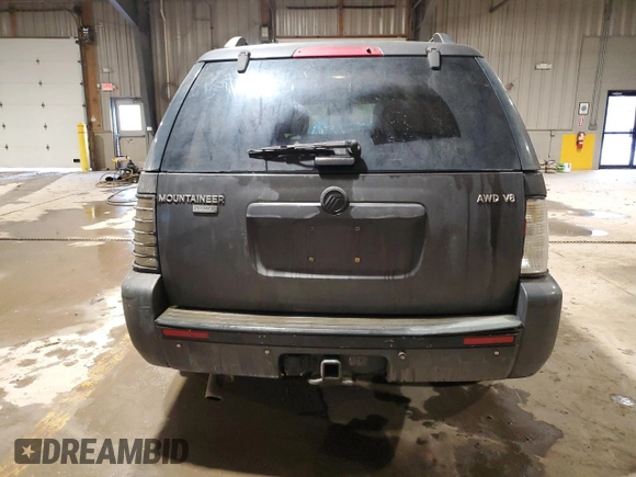 2007 Mercury Mountaineer Premier with VIN 4M2EU48877UJ04039, listed as a Copart auction lot 42136185 with 168,075 mi miles and Salvage Title. Bid and sale history available at carsss.com. Image 6.