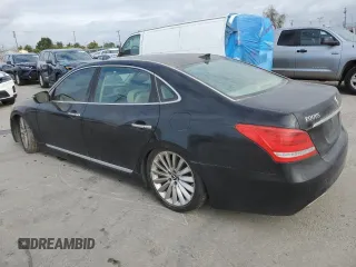 2015 Hyundai Equus Signature with VIN KMHGH4JH8FU095195, listed as a Copart auction lot 53468995 with 118,827 mi miles and Clean Title. Bid and sale history available at DreamBid. Image 2.