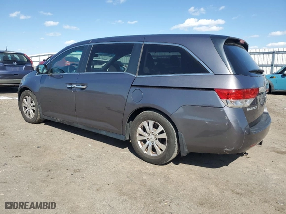 2016 Honda Odyssey SE with VIN 5FNRL5H39GB078198, listed as a Copart auction lot 52402095 with 243,117 mi miles and Salvage Title. Bid and sale history available at carsss.com. Image 2.
