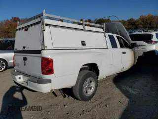 2008 Dodge Dakota SLT with VIN 1D7HW42KX8S520381, listed as a Copart auction lot 76985824 with Not Provided miles and Salvage Title. Bid and sale history available at carsss.com. Image 3.