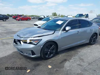2023 Acura Integra w/A-Spec Package with VIN 19UDE4H39PA009519, listed as a IAAI auction lot 42168571 with 14,661 mi miles and . Bid and sale history available at DreamBid. Image 2.