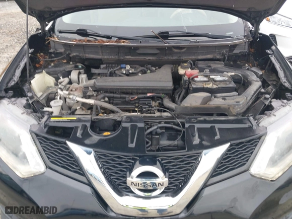 2015 Nissan Rogue S with VIN 5N1AT2MT0FC926994, listed as a IAAI auction lot 41607277 with 104,969 mi miles. Bid and sale history available at carsss.com. Image 10.
