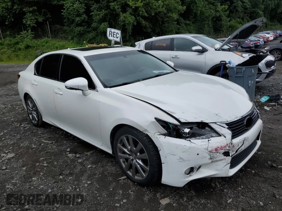 2014 Lexus GS 350 with VIN JTHBE1BL1E5042001, listed as a Copart auction lot 65809334 with 134,130 mi miles and Salvage Title. Bid and sale history available at carsss.com. Image 4.