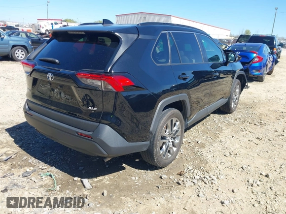 2020 Toyota RAV4 XLE Premium with VIN 2T3C1RFV3LC049230, listed as a IAAI auction lot 41828346 with 62,820 mi miles. Bid and sale history available at carsss.com. Image 4.