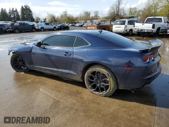 2011 Chevrolet Camaro 2LT with VIN 2G1FC1ED4B9132666, listed as a Copart auction lot 50950605 with 121,565 mi miles and Salvage title. Bid and sale history available at DreamBid. Image 2.
