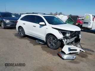 2020 Acura MDX Sport Hybrid w/Technology Pkg with VIN 5J8YD7H58LL000333, listed as a IAAI auction lot 41817961 with 59,463 mi miles. Bid and sale history available at carsss.com. Image 1.