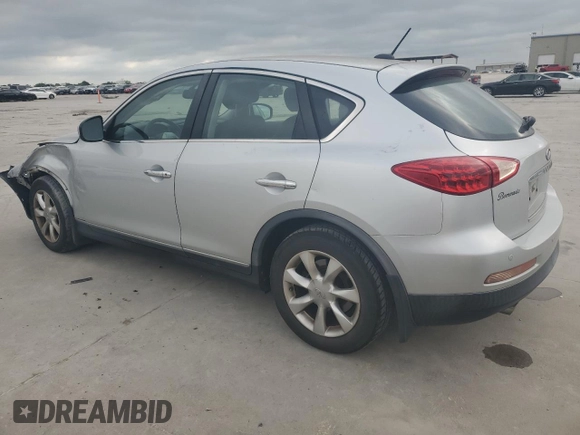 2008 Infiniti EX Journey with VIN JNKAJ09F48M351120, listed as a Copart auction lot 53079045 with 66,156 mi miles and Salvage title. Bid and sale history available at DreamBid. Image 2.