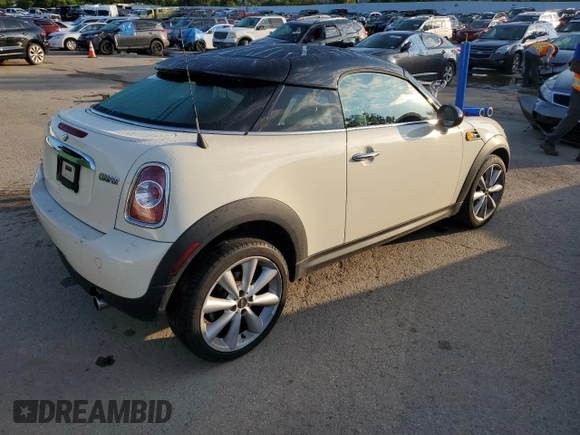 2014 MINI Cooper Coupe with VIN WMWSX1C5XET508092, listed as a Copart auction lot 65966804 with 113,790 mi miles and Salvage Title. Bid and sale history available at carsss.com. Image 3.