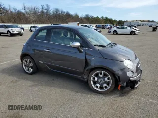 2017 FIAT 500 Lounge z VIN 3C3CFFCR9HT671517, wystawiony jako Copart lot #53749195 z przebiegiem Nie podano mil oraz Szkoda całkowita • Salvage title. Historia ofert i sprzedaży dostępna na DreamBid. Obrazek 4.