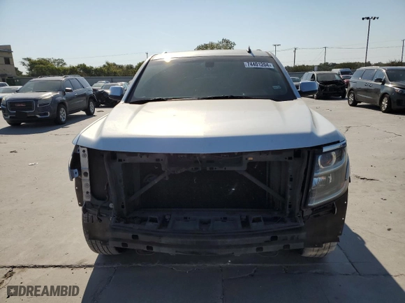 2015 Chevrolet Tahoe LS with VIN 1GNSKAKC3FR245127, listed as a Copart auction lot 74401204 with 160,179 mi miles and Salvage Title. Bid and sale history available at carsss.com. Image 5.