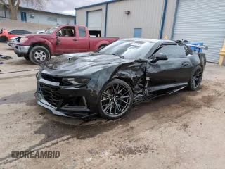2017 Chevrolet Camaro 1SS with VIN 1G1FF1R76H0200187, listed as a Copart auction lot 51474795 with 68,518 mi miles and Salvage title. Bid and sale history available at DreamBid. Image 1.