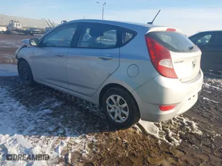 2014 Hyundai Accent GS with VIN KMHCT5AEXEU167098, listed as a IAAI auction lot 41552742 with 48,645 mi miles. Bid and sale history available at carsss.com. Image 3.