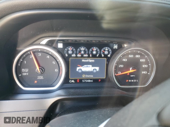 2020 Chevrolet Silverado 1500 High Country with VIN 3GCUYHED7LG377090, listed as a Copart auction lot 77527534 with 57,548 mi miles and Non Repairable. Bid and sale history available at carsss.com. Image 9.
