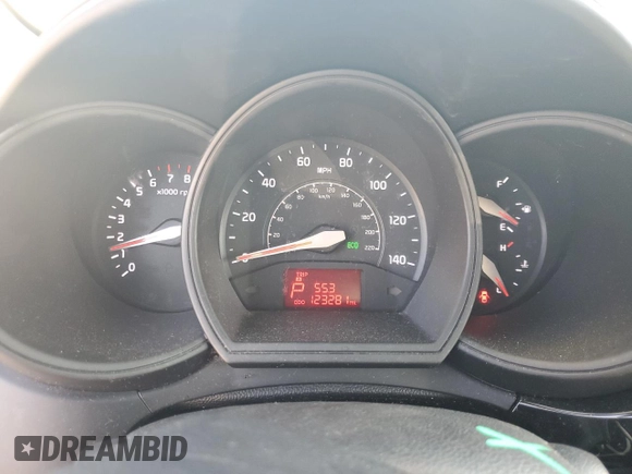 2017 Kia Rio LX with VIN KNADM4A37H6010780, listed as a Copart auction lot 71842344 with 123,281 mi miles and Salvage Title. Bid and sale history available at DreamBid. Image 9.