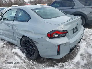 2024 BMW M2 with VIN 3MF13DM03R8E21191, listed as a IAAI auction lot 41294893 with 9,123 mi miles. Bid and sale history available at carsss.com. Image 19.