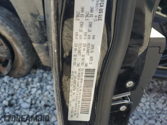 2015 Jeep Patriot Altitude z VIN 1C4NJRBB9FD347740, wystawiony jako Copart lot #48906625 z przebiegiem 105 310 mil mil oraz Szkoda całkowita • Salvage title. Historia ofert i sprzedaży dostępna na DreamBid. Obrazek 14.