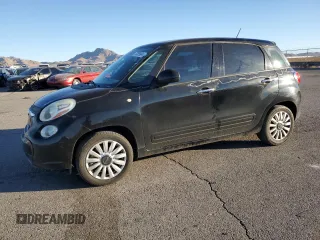 2014 FIAT 500L Easy with VIN ZFBCFABH7EZ011250, listed as a Copart auction lot 75269934 with 117,998 mi miles and Salvage Title. Bid and sale history available at carsss.com. Image 1.