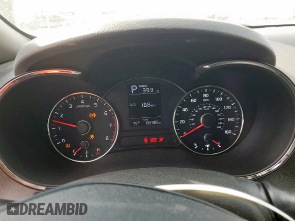 2017 Kia Forte LX with VIN 3KPFK4A73HE110745, listed as a Copart auction lot 50652175 with 102,385 mi miles and Salvage Title. Bid and sale history available at carsss.com. Image 9.