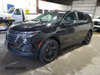 2024 Chevrolet Equinox LS with VIN 3GNAXSEG6RL187608, listed as a Copart auction lot 57794275 with 9,990 mi miles and Salvage title. Bid and sale history available at DreamBid. Image 1.