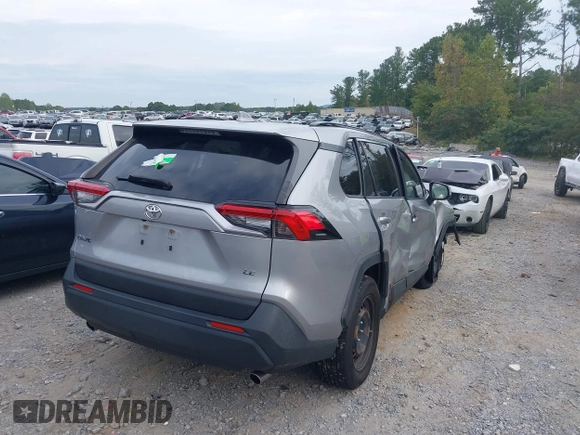 2019 Toyota RAV4 LE with VIN JTMK1RFVXKD033547, listed as a IAAI auction lot 40508021 with 72,849 mi miles. Bid and sale history available at carsss.com. Image 4.