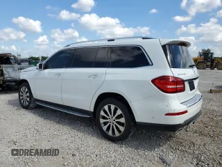 2017 Mercedes-Benz GLS 450 with VIN 4JGDF6EE4HA796194, listed as a Copart auction lot 57115154 with 92,454 mi miles and Salvage Title. Bid and sale history available at DreamBid. Image 2.