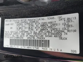 2013 Toyota Tacoma PreRunner with VIN 5TFKU4HN7DX004256, listed as a IAAI auction lot 42327449 with 266,113 mi miles and . Bid and sale history available at DreamBid. Image 9.