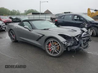 2015 Chevrolet Corvette Z51 2LT z VIN 1G1YK3D71F5117595, wystawiony jako Copart lot #56466555 z przebiegiem 66 307 mil mil oraz Szkoda całkowita • Salvage title. Historia ofert i sprzedaży dostępna na DreamBid. Obrazek 4.