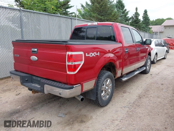 2011 Ford F-150 XLT with VIN 1FTFW1ET2BFD13083, listed as a IAAI auction lot 42466832 with 199,036 mi miles and . Bid and sale history available at DreamBid. Image 4.