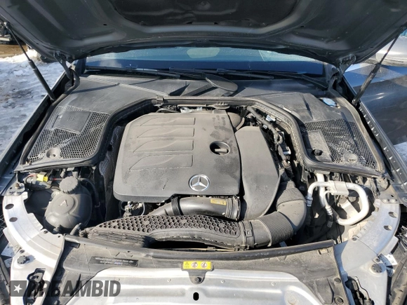 2019 Mercedes-Benz C 300 with VIN 55SWF8EBXKU300214, listed as a Copart auction lot 88691205 with 63,550 mi miles and Salvage Title. Bid and sale history available at DreamBid. Image 11.