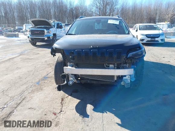 2019 Jeep Cherokee Latitude Plus with VIN 1C4PJMLX5KD369346, listed as a IAAI auction lot 41407489 with 50,898 mi miles. Bid and sale history available at carsss.com. Image 13.