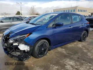 2024 Nissan LEAF SV PLUS with VIN 1N4CZ1CV8RC553254, listed as a Copart auction lot 47647795 with 12,013 mi miles and Salvage Title. Bid and sale history available at carsss.com. Image 1.