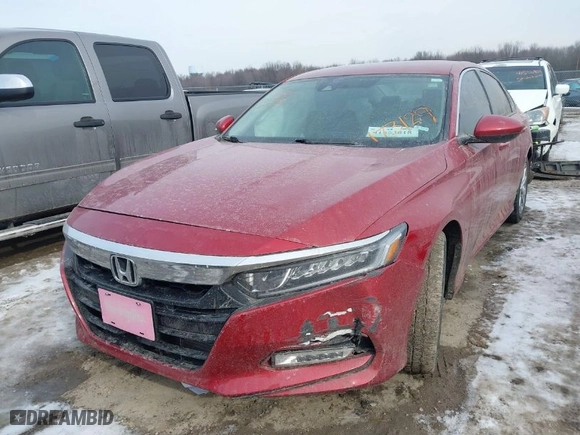 2018 Honda Accord Sedan LX 1.5T with VIN 1HGCV1F10JA173129, listed as a IAAI auction lot 41553818 with 83,655 mi miles. Bid and sale history available at carsss.com. Image 2.