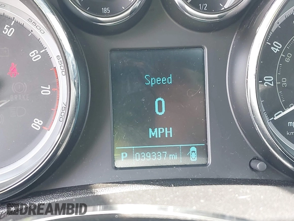 2015 Buick Verano Group with VIN 1G4PS5SK2F4214599, listed as a IAAI auction lot 42174176 with 39,337 mi miles and . Bid and sale history available at DreamBid. Image 16.