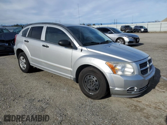 2007 Dodge Caliber with VIN 1B3HB28B87D242800, listed as a Copart auction lot 41676695 with 164,980 mi miles and Salvage Title. Bid and sale history available at carsss.com. Image 4.