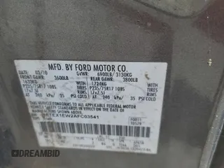 2010 Ford F-150 XL with VIN 1FTEX1EW2AFC03541, listed as a Copart auction lot 65168785 with 131,158 mi miles and Clean title. Bid and sale history available at DreamBid. Image 12.
