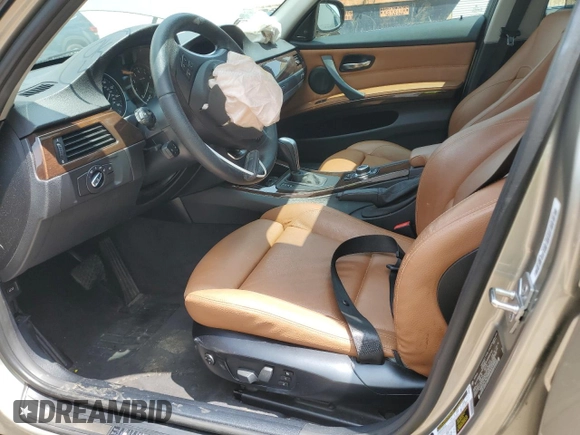 2011 BMW 3 Series 335i xDrive with VIN WBAPL5C56BA920865, listed as a Copart auction lot 57619265 with 102,448 mi miles and Salvage title. Bid and sale history available at DreamBid. Image 7.